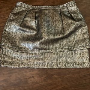 Blue Rain tiered skirt